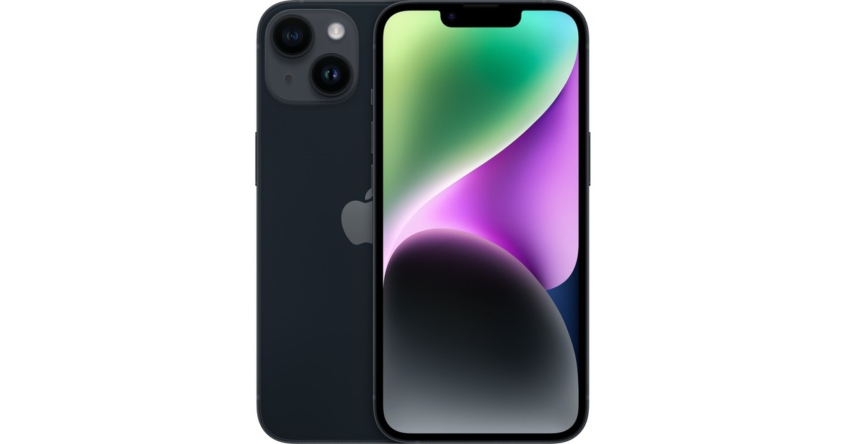 Apple iPhone 14 256GB, Handy(Mitternacht, iOS)