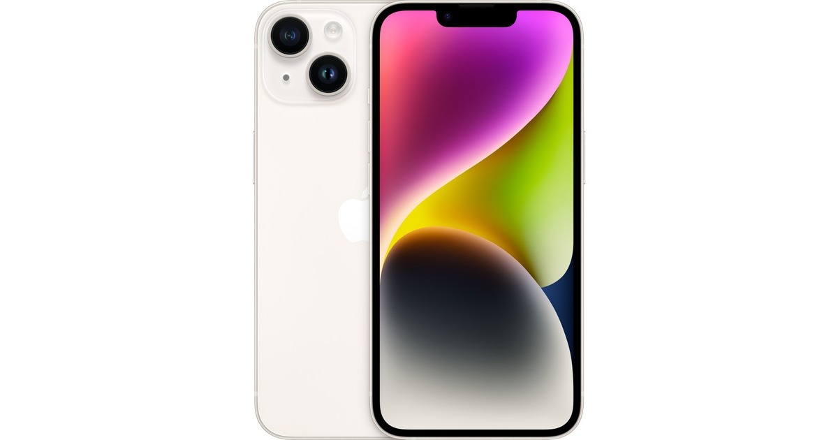 Apple iPhone 14 256GB, Handy(Polarstern, iOS)