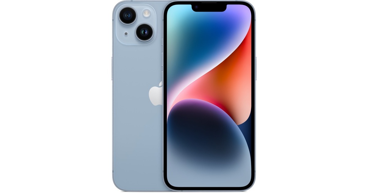 Apple iPhone 14 256GB, Handy(Blau, iOS, NON DEP)