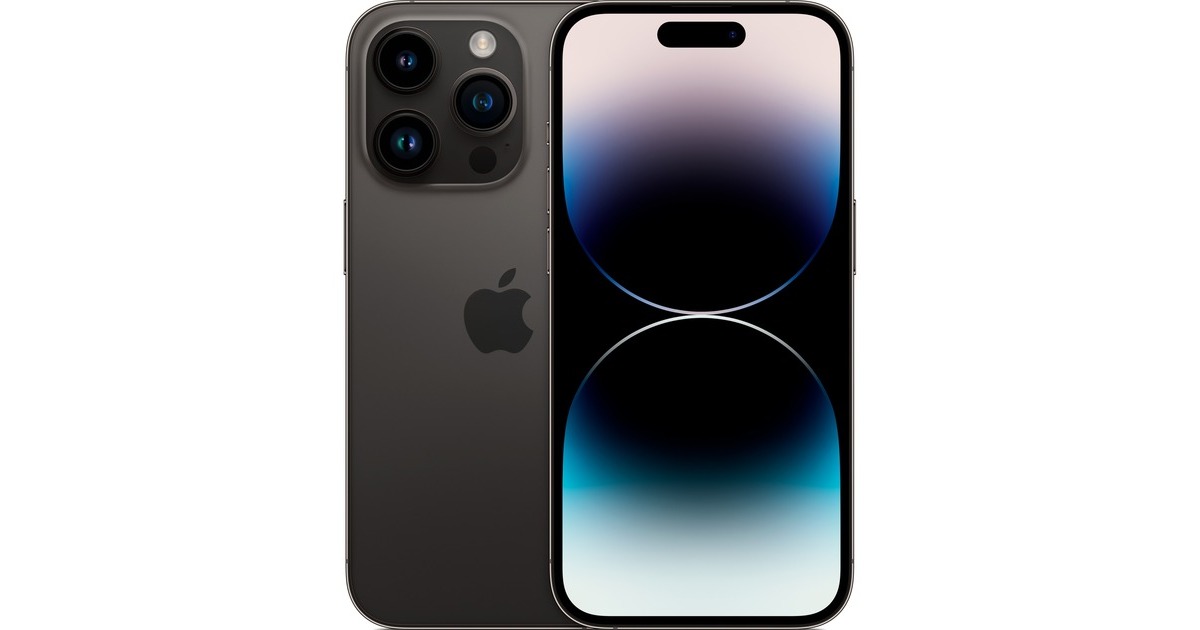Apple iPhone 14 Pro 128GB, Handy(Space Schwarz, iOS, NON DEP)