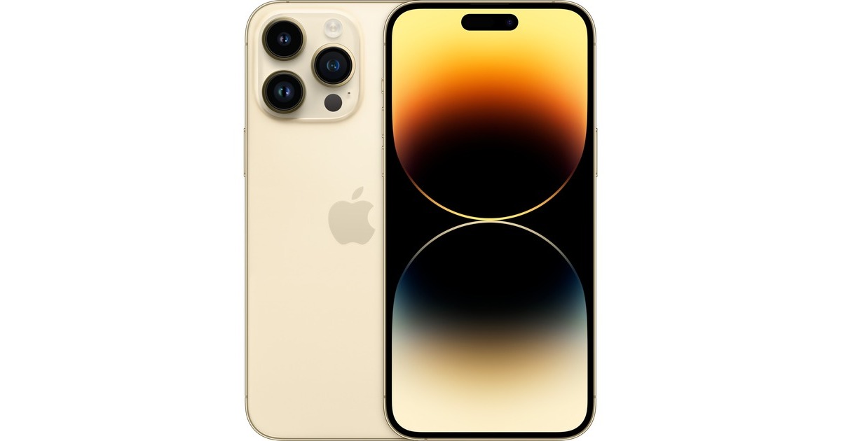 Apple iPhone 14 Pro Max 128GB, Handy(Gold, iOS, Outlet)