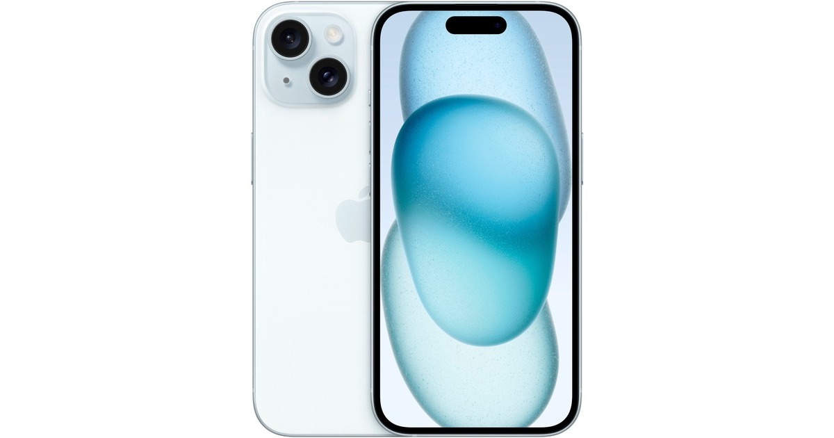 Apple iPhone 15 256GB, Handy(Blau, iOS)
