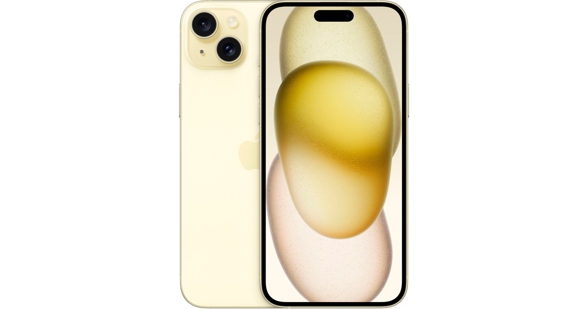 Apple iPhone 15 Plus 128GB, Handy(Gelb, iOS)
