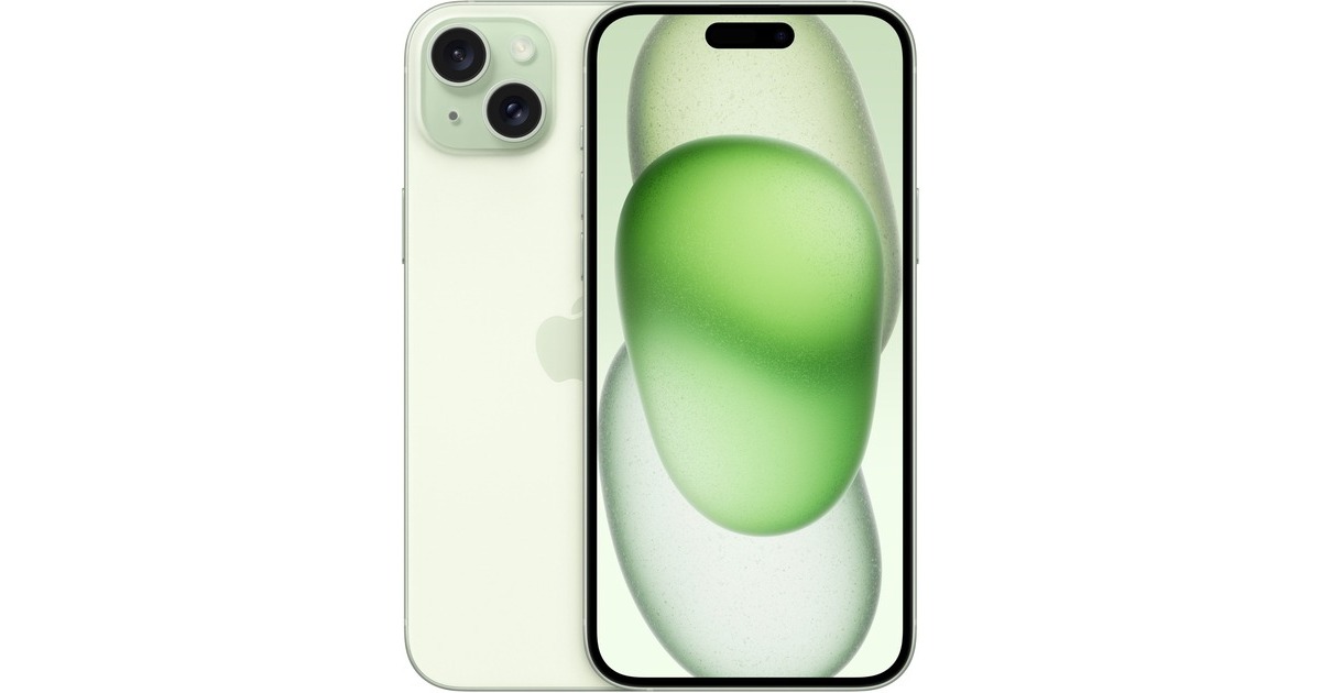 Apple iPhone 15 Plus 128GB, Handy(Grün, iOS, NON DEP)