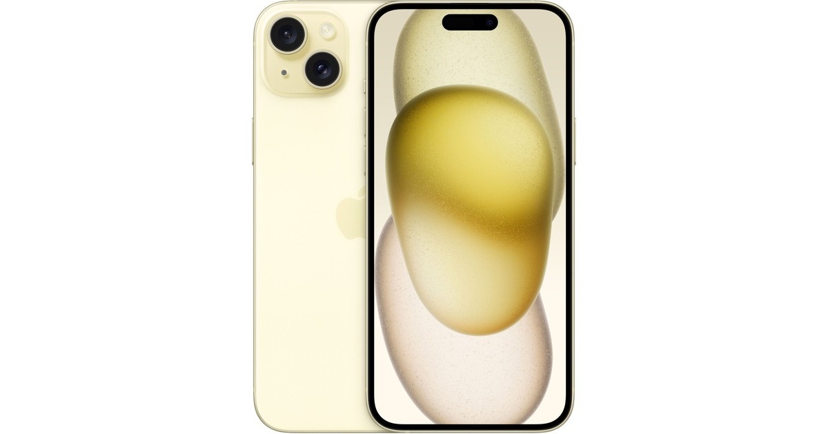 Apple iPhone 15 Plus 256GB, Handy(Gelb, iOS, NON DEP)