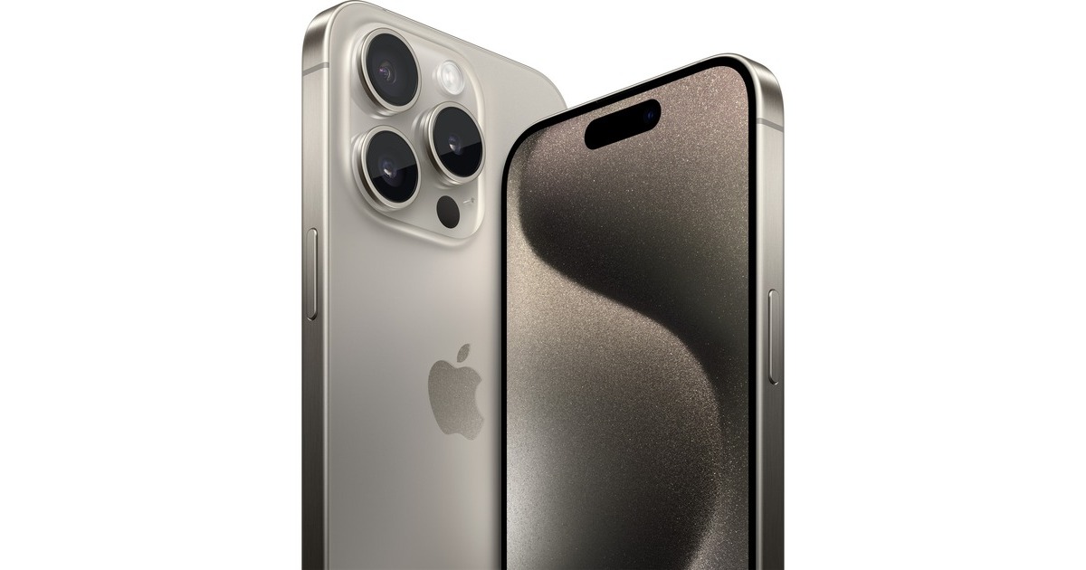 Apple iPhone 15 Pro Max 256GB, Handy(Titan Natur, iOS, NON DEP)