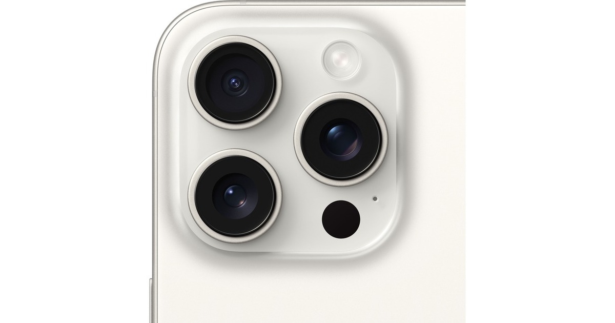 Apple iPhone 15 Pro Max 256GB, Handy(Titan Weiß, iOS, NON DEP)