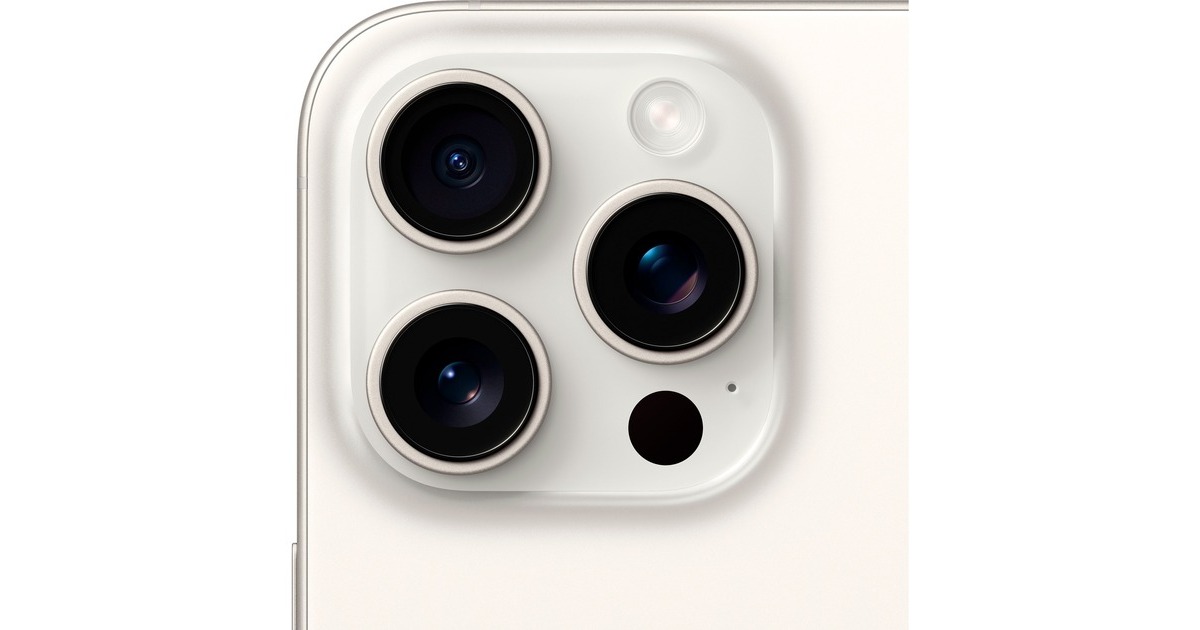 Apple iPhone 15 Pro Max 512GB, Handy(Titan Weiß, iOS)