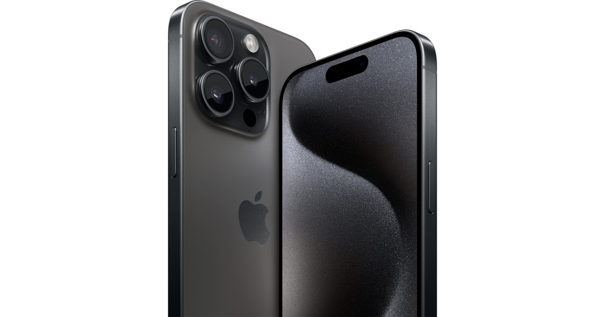Apple iPhone 15 Pro Max 512GB, Handy(Titan Schwarz, iOS)