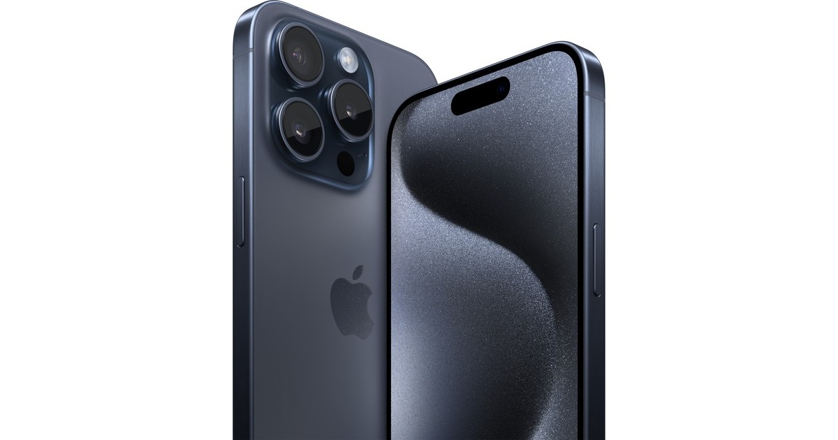 Apple iPhone 15 Pro Max 512GB, Handy(Titan Blau, iOS, NON DEP)