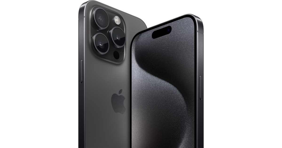 Apple iPhone 15 Pro Max 512GB, Handy(Titan Schwarz, iOS, NON DEP)