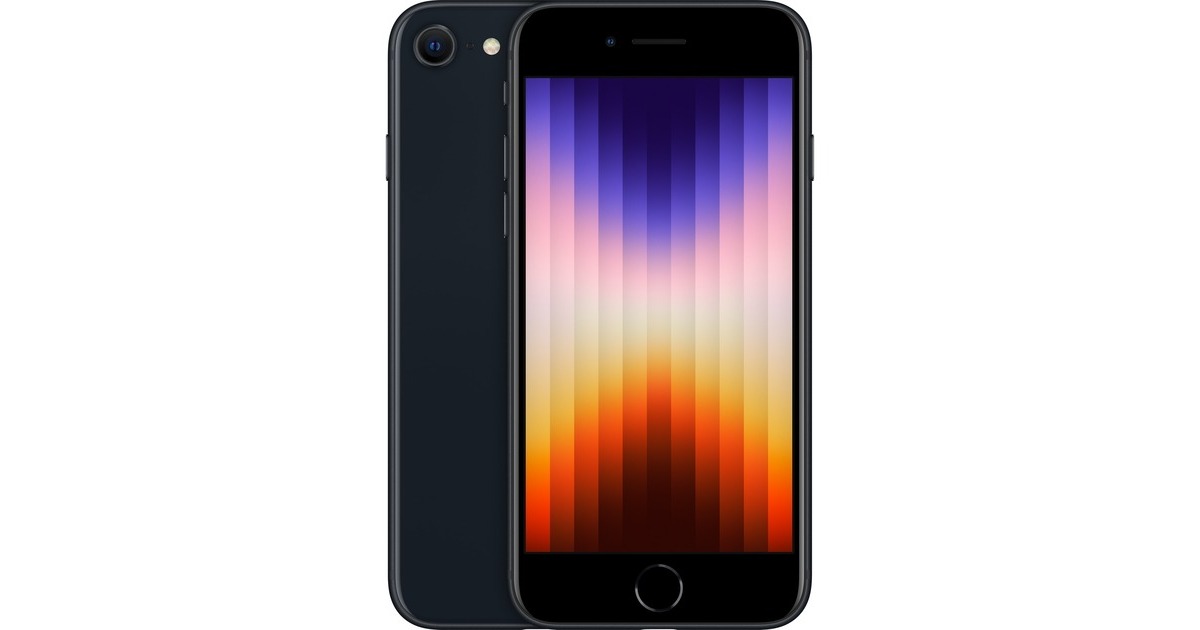 Apple iPhone SE (2022) 256GB, Handy(Mitternacht, iOS)