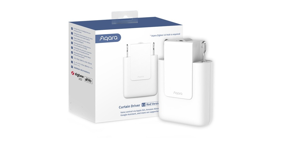 Aqara Curtain Driver E1 Rod Version, Aktor(weiß)