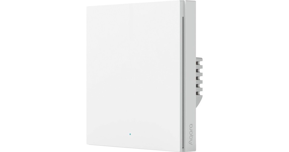 Aqara Smart Wall Switch H1 - eine Wippe ohne Neutralleiter, Taster(weiß)