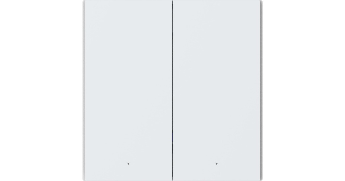 Aqara Smart Wall Switch H1 - zwei Wippen mit Neutralleiter, Taster(weiß)