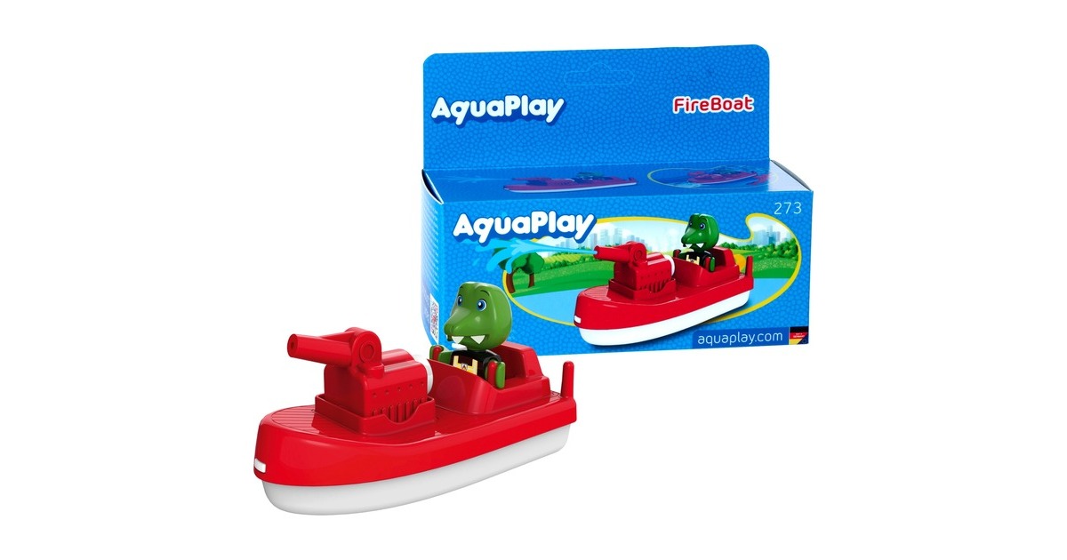 Aquaplay FireBoat, Spielfahrzeug(rot/weiß)