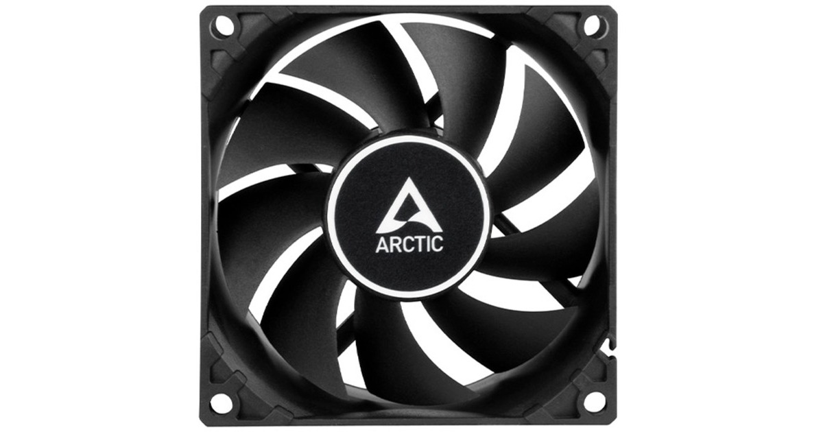 Arctic F8 80x80x25, Gehäuselüfter(schwarz)