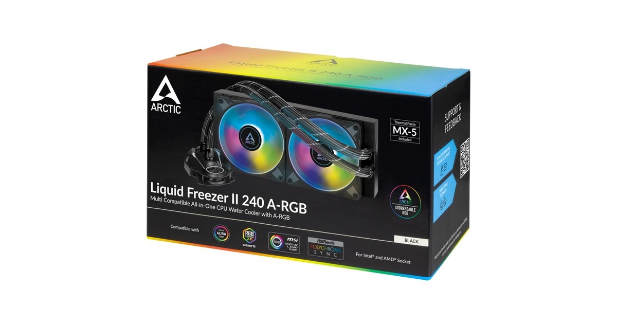 Arctic Liquid Freezer II 240 A-RGB 240mm, Wasserkühlung(schwarz)