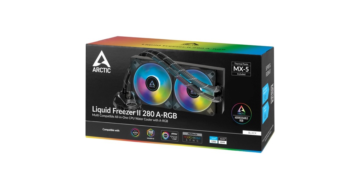 Arctic Liquid Freezer II 280 A-RGB 280mm, Wasserkühlung(schwarz)