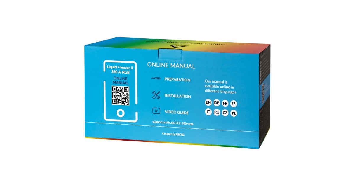 Arctic Liquid Freezer II 280 A-RGB 280mm, Wasserkühlung(schwarz)