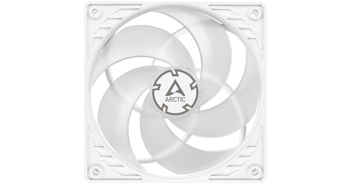 Arctic P12 PWM PST 120x120x25, Gehäuselüfter(weiß/transparent)