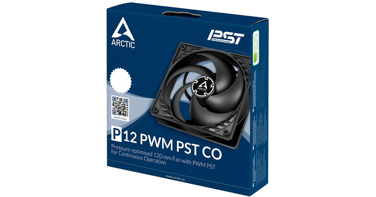 Arctic P12 PWM PST CO 120x120x25, Gehäuselüfter(schwarz)