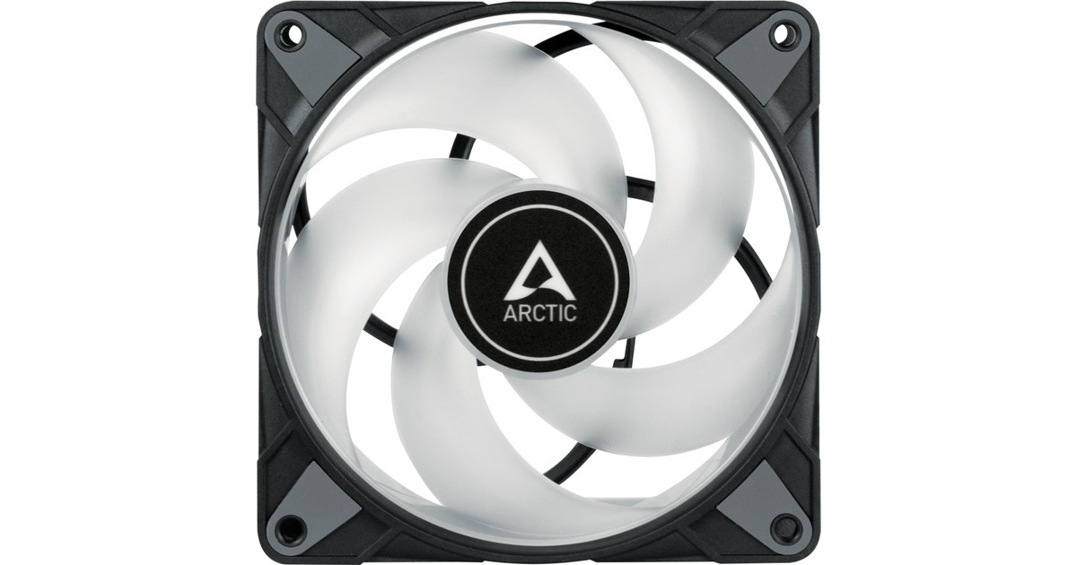 Arctic P12 PWM PST RGB 0dB 120x120x25, Gehäuselüfter(schwarz/transparent)