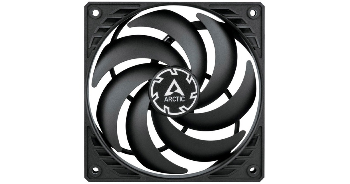 Arctic P12 Slim PWM PST 120x120x15, Gehäuselüfter(schwarz)