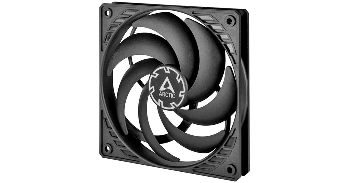 Arctic P12 Slim PWM PST 120x120x15, Gehäuselüfter(schwarz)