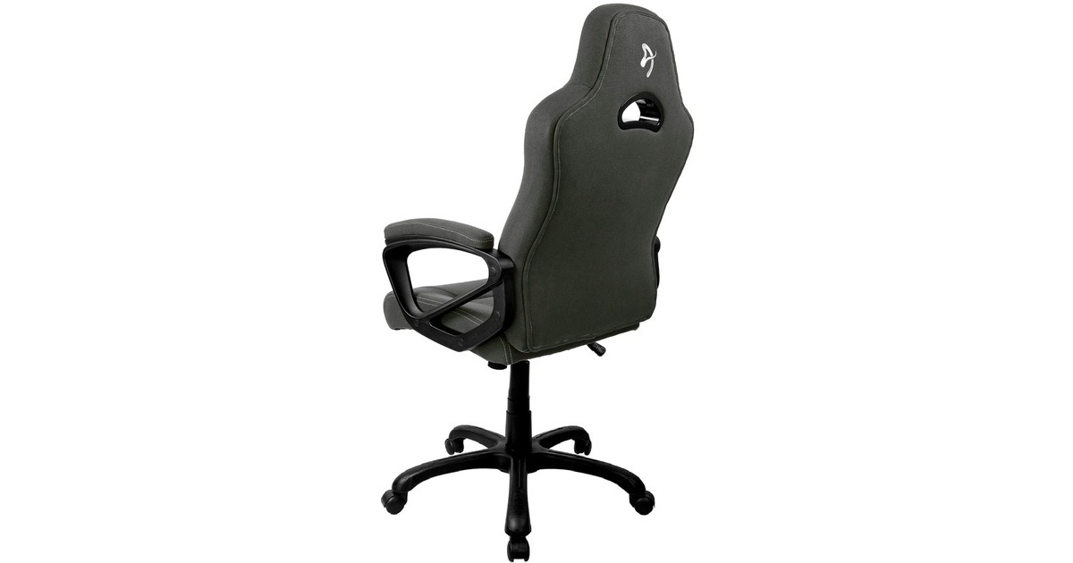 Arozzi Enzo Woven Gaming-Stuhl, Fabric Black/Grey(dunkelgrau)