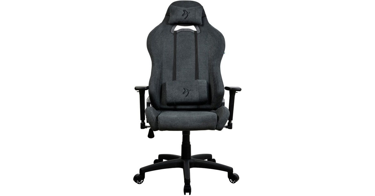 Arozzi Torretta Gaming-Stuhl, Soft Fabric V2 Dark Grey(dunkelgrau)