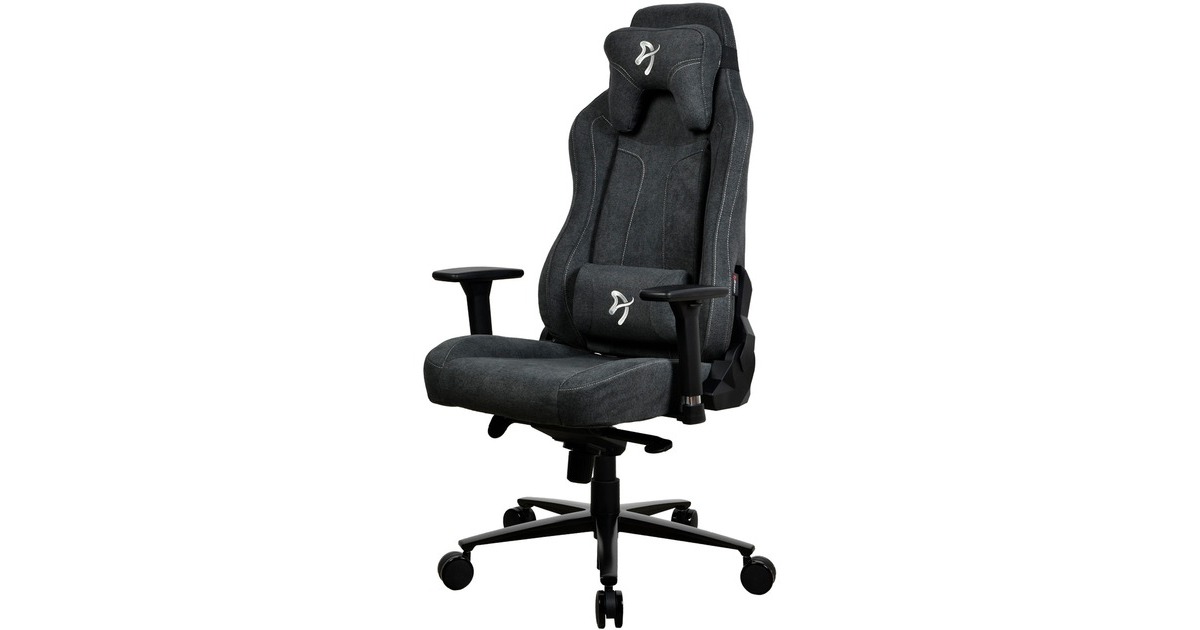 Arozzi Vernazza Gaming-Stuhl, Soft Fabric Dark Grey(dunkelgrau)
