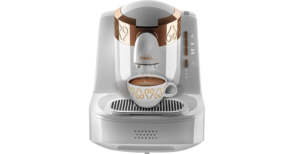 Arzum Okka, Mokkamaschine(weiß/bronze)