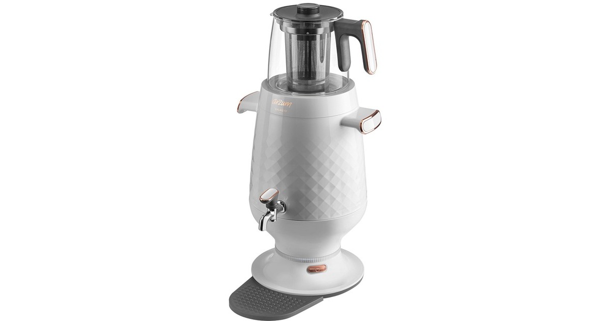 Arzum Samowar AR3083, Teebereiter(weiß)