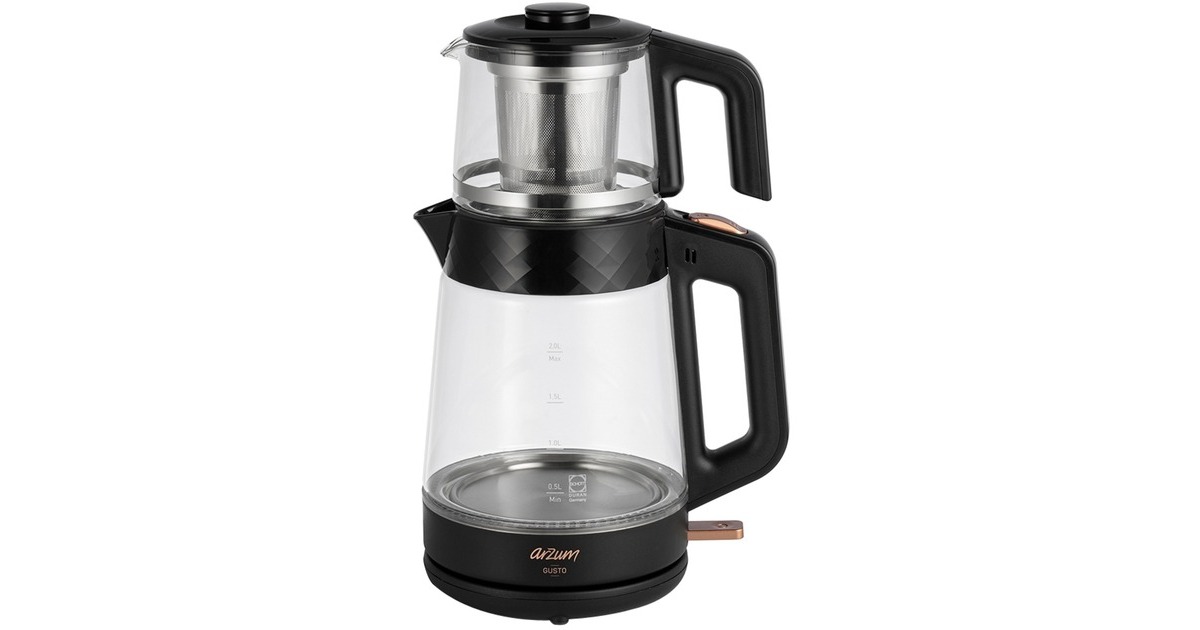 Arzum Teebereiter Gusto AR3101-CC, Kaffeebereiter(schwarz)