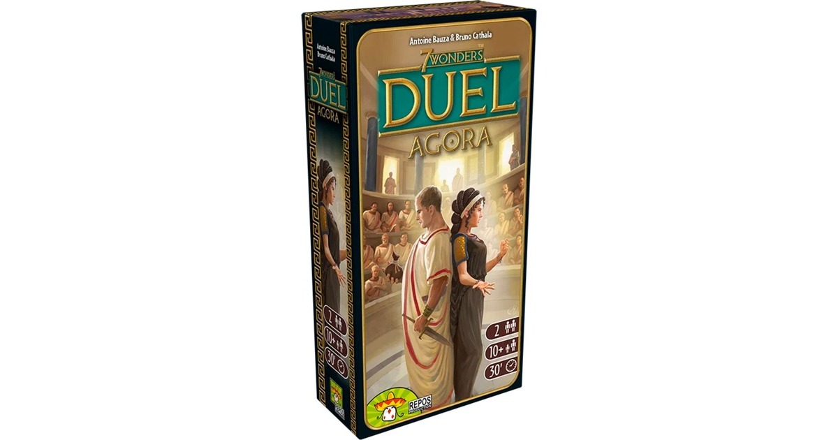 Asmodee 7 Wonders Duel - Agora, Brettspiel(Erweiterung)