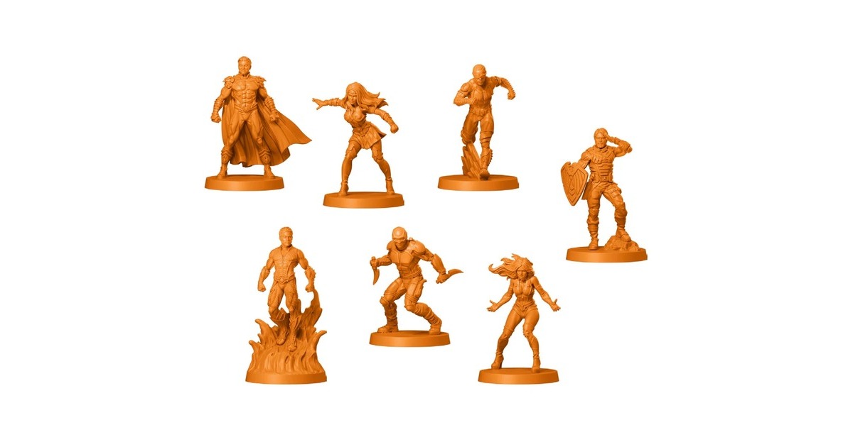 Asmodee ASM Zombicide 2. Edition -The Boys Pack 1: The Seven, Brettspiel(Erweiterung)