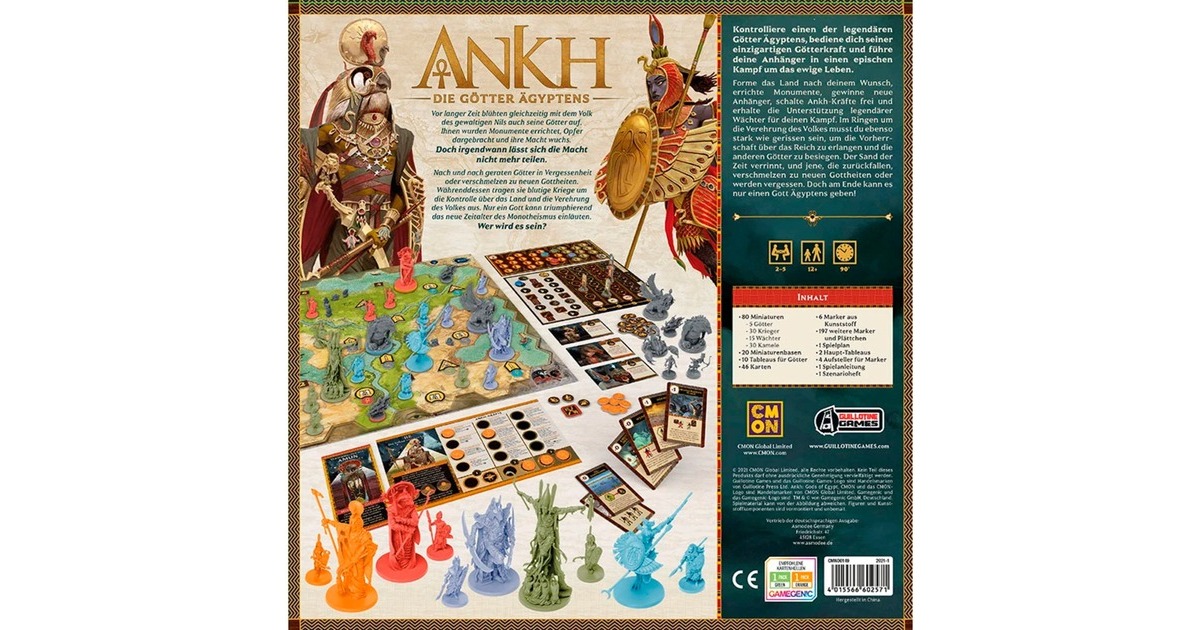 Asmodee Ankh: Die Götter Ägyptens, Brettspiel