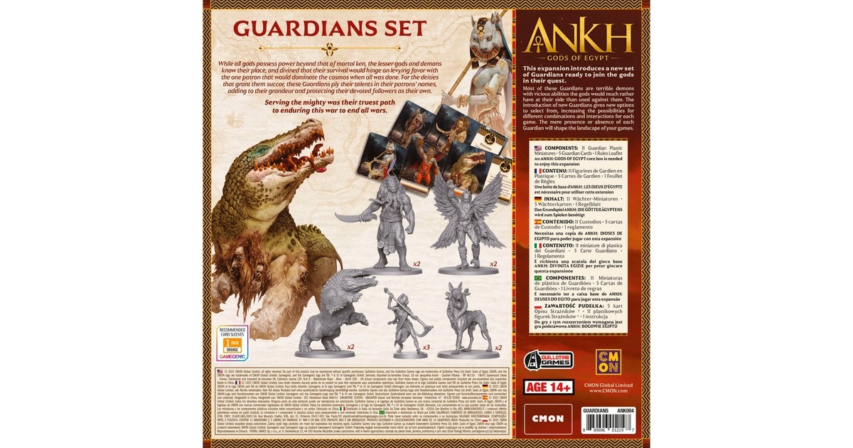 Asmodee Ankh - Guardians Set (Wächter), Brettspiel(Erweiterung)
