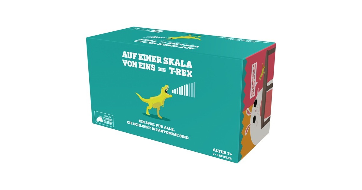 Asmodee Auf einer Skala von Eins bis T-Rex, Partyspiel