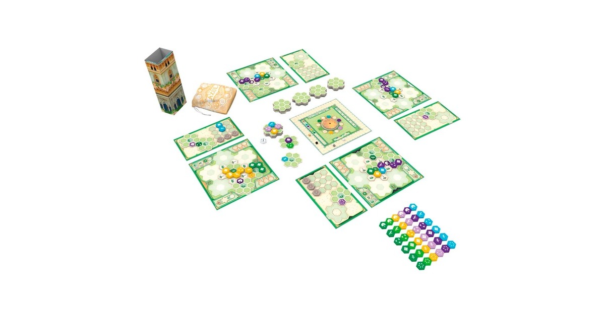 Asmodee Azul - Die Gärten der Königin, Brettspiel