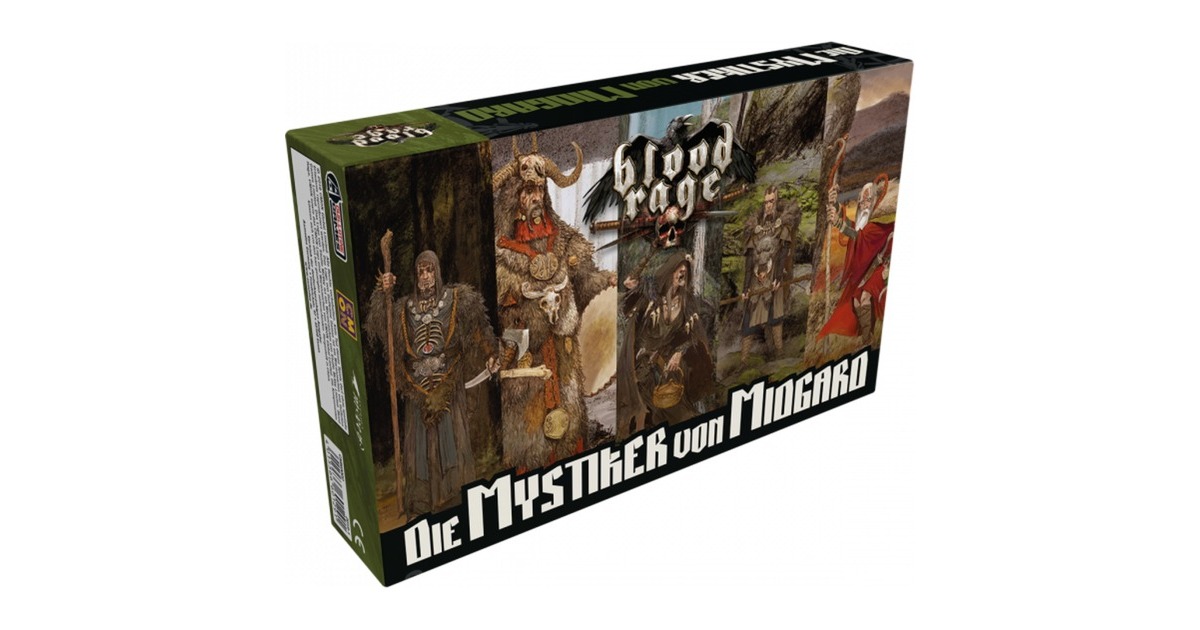 Asmodee Blood Rage - Die Mystiker von Midgard, Brettspiel
