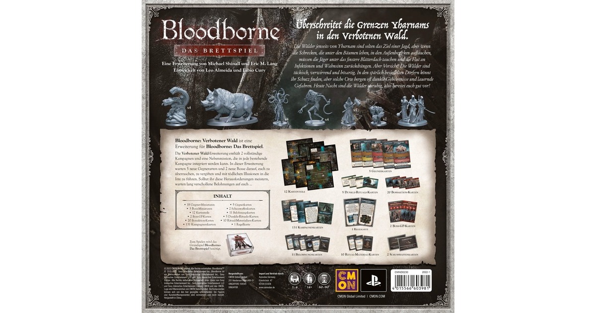 Asmodee Bloodborne: Das Brettspiel - Verbotener Wald(Erweiterung)