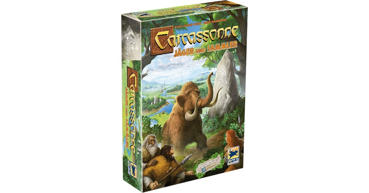 Asmodee Carcassonne Jäger und Sammler, Brettspiel