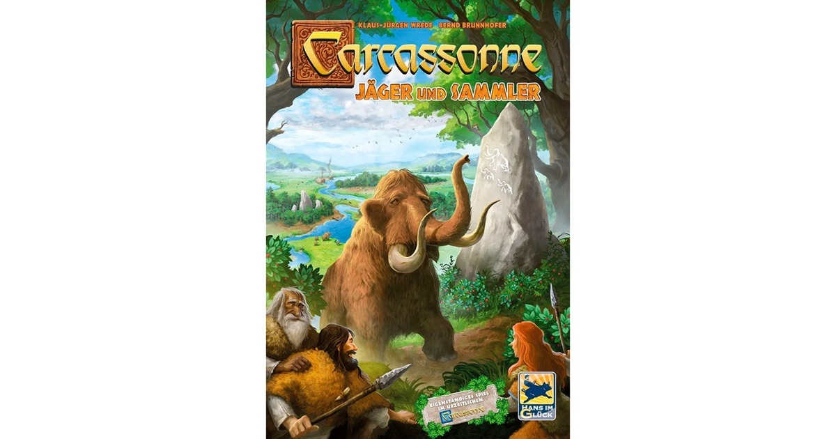 Asmodee Carcassonne Jäger und Sammler, Brettspiel