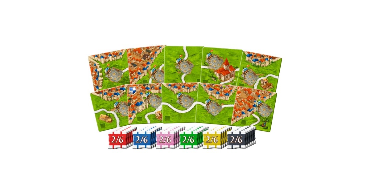 Asmodee Carcassonne - Die Wetteinsätze, Brettspiel(Erweiterung)