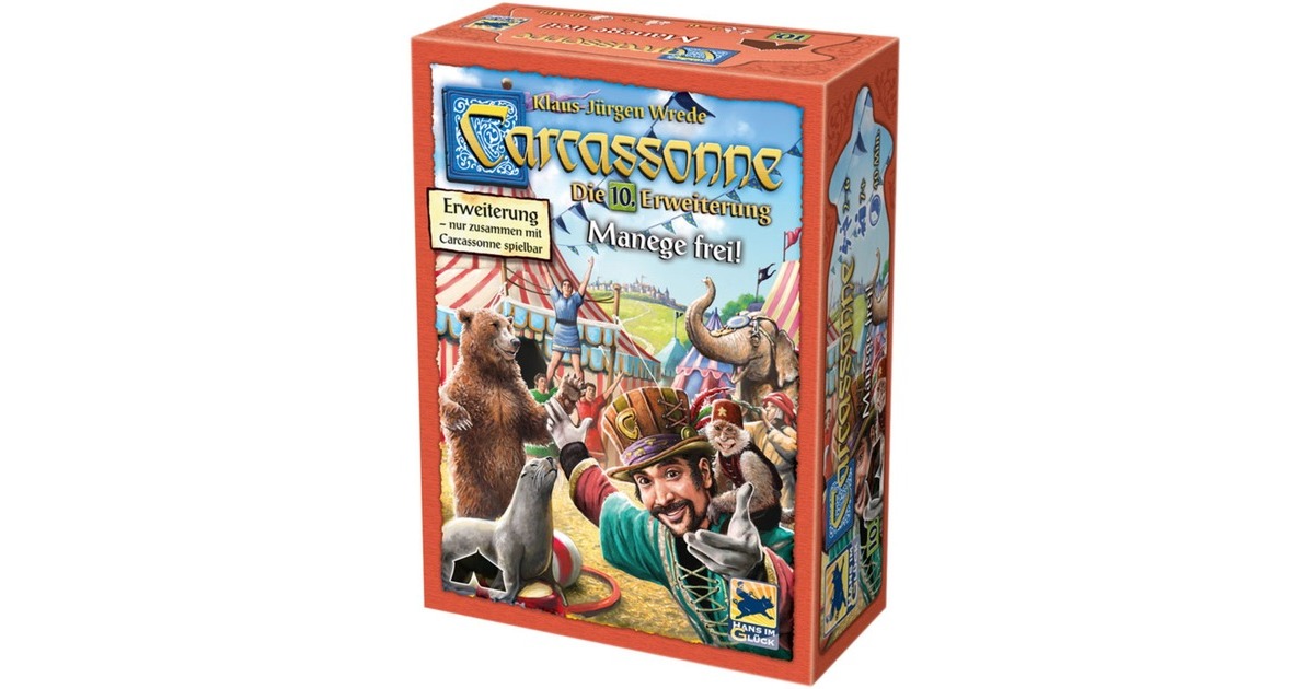 Asmodee Carcassonne - Manege frei!, Brettspiel(10. Erweiterung)