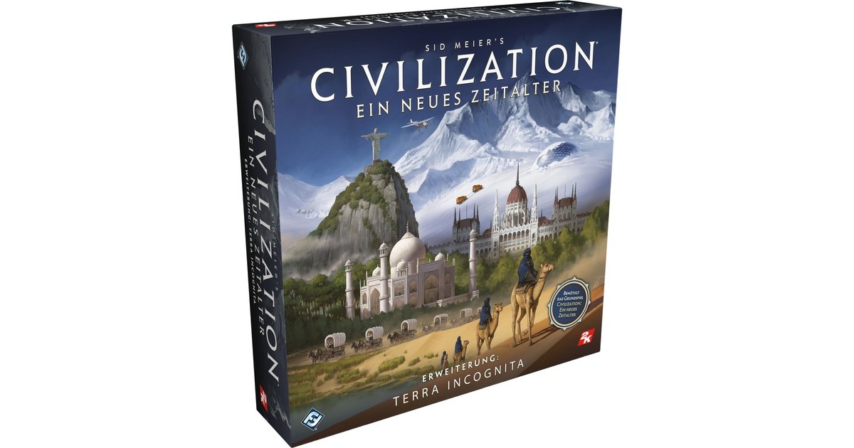 Asmodee Civilization: Ein neues Zeitalter - Terra Incognita, Brettspiel