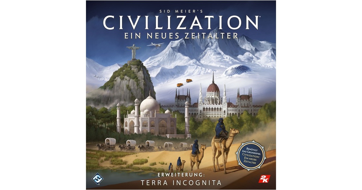 Asmodee Civilization: Ein neues Zeitalter - Terra Incognita, Brettspiel