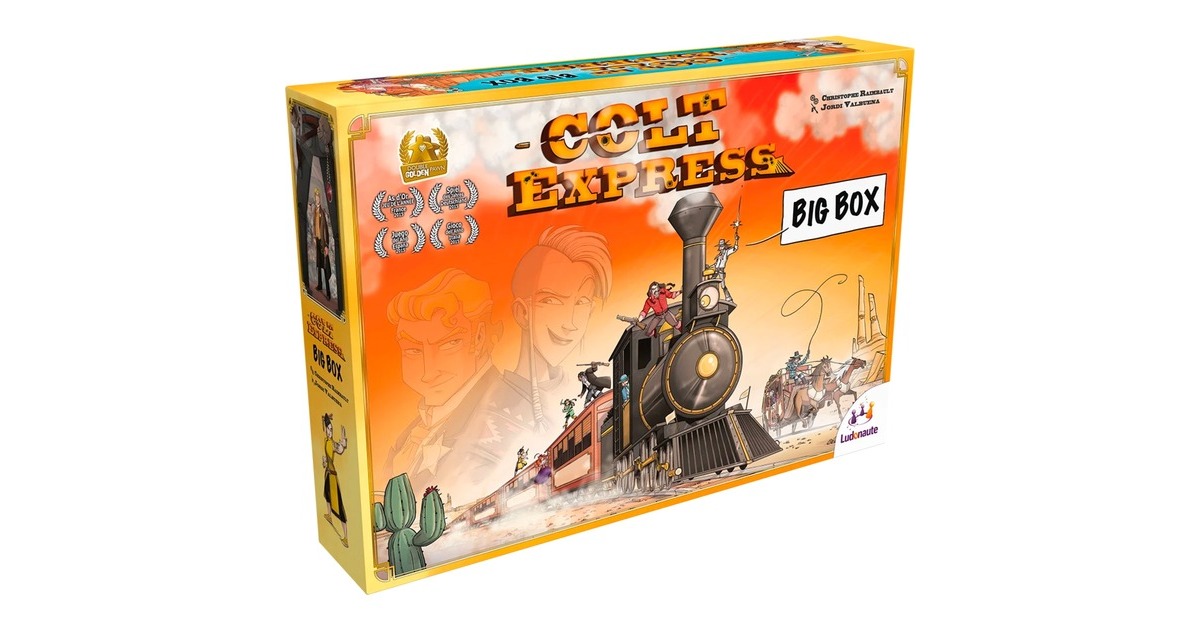 Asmodee Colt Express - Big Box, Brettspiel(Spiel des Jahres 2015)